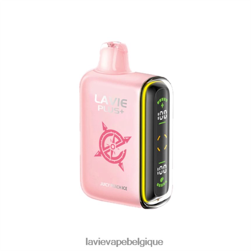 46406899 Lavie Vape Belgique | glace à la pêche juteuse LAVIE PLUS 15000 bouffées